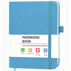 A6 Pocket Size Password Keeper Book with Alphabetical Tabs