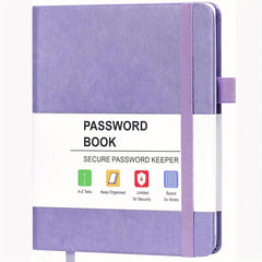 A6 Pocket Size Password Keeper Book with Alphabetical Tabs