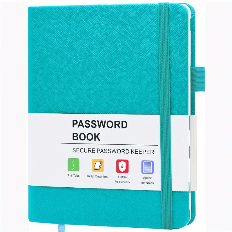 A6 Pocket Size Password Keeper Book with Alphabetical Tabs