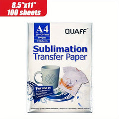 Sublimation Paper 100 Sheets 8.89x22.86 cm for DIY Heat Transfer