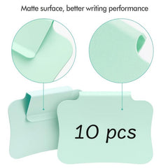 10pcs Plastic Basket Labels Clip On Storage Bins Pantry Organization