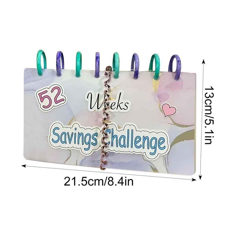 52 Week Savings Challenge Budget Book with Cash Envelopes