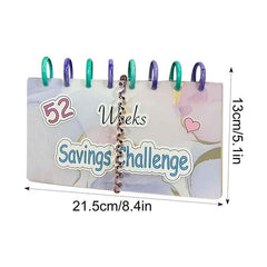 52 Week Savings Challenge Budget Book with Cash Envelopes