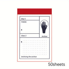50 Sheets Notebook Old Warehouse Series Retro Tearable Memo Book
