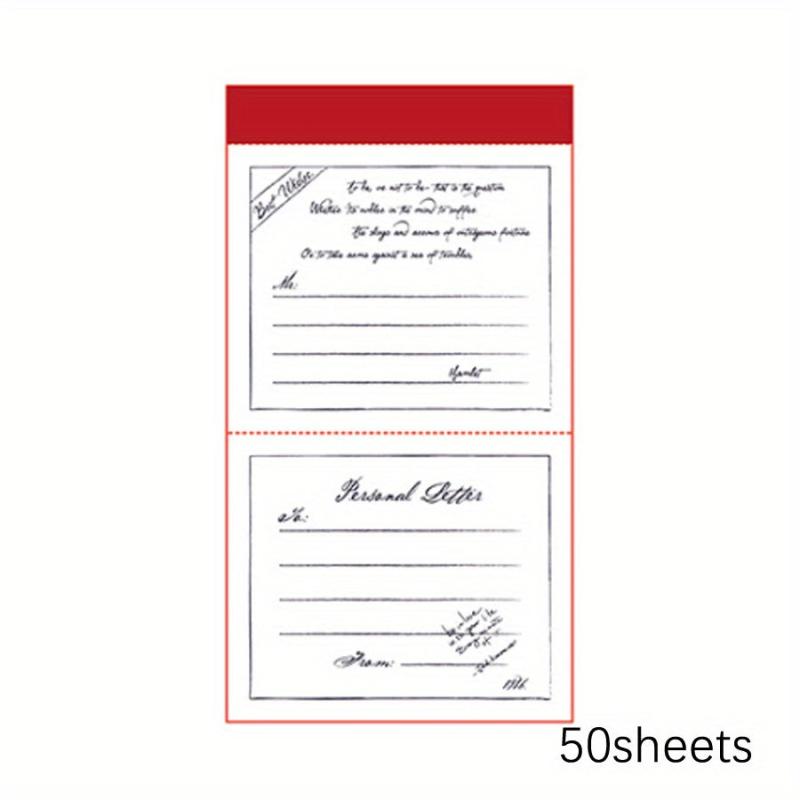 50 Sheets Notebook Old Warehouse Series Retro Tearable Memo Book