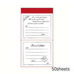 50 Sheets Notebook Old Warehouse Series Retro Tearable Memo Book