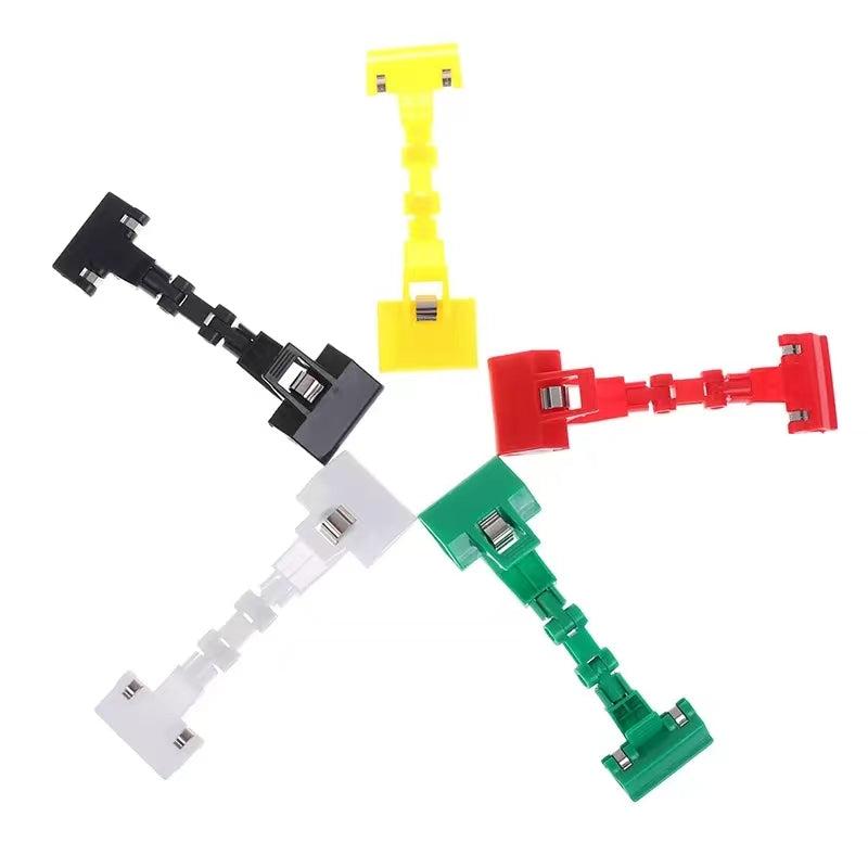 Office Supermarket Fruit Shop Label Clip POP Double Head Advertising Clip