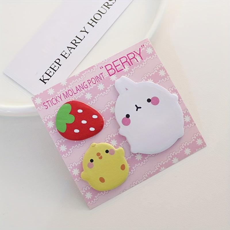 Cute Little Fat Rabbit Sticky Note Pad