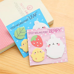 Cute Little Fat Rabbit Sticky Note Pad