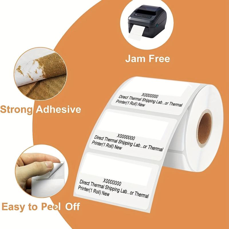 Heat Sensitive Adhesive Label Paper Small Roll for Handheld Printer