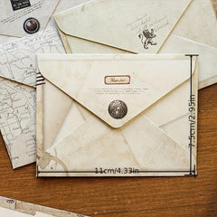 12pcs Retro Style Envelopes Unique Retro Series Gift Envelope