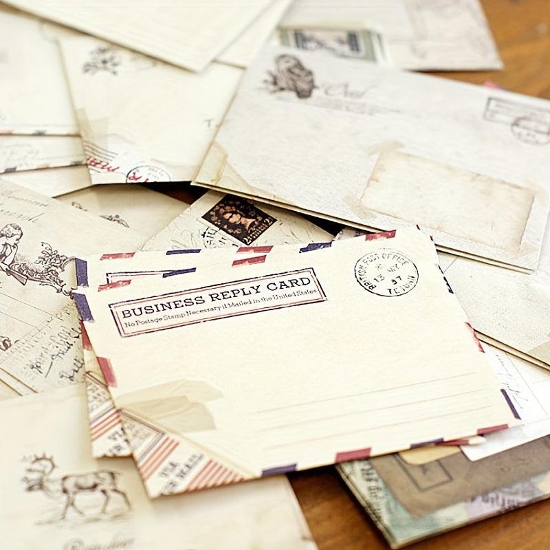 12pcs Retro Style Envelopes Unique Retro Series Gift Envelope