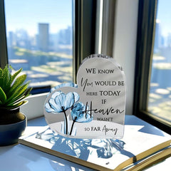 Heart Acrylic Sign for Love Memories - Wedding and Birthday Decor