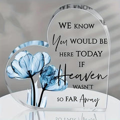 Heart Acrylic Sign for Love Memories - Wedding and Birthday Decor