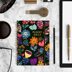 English A5 Planner Loose Leaf Notebook