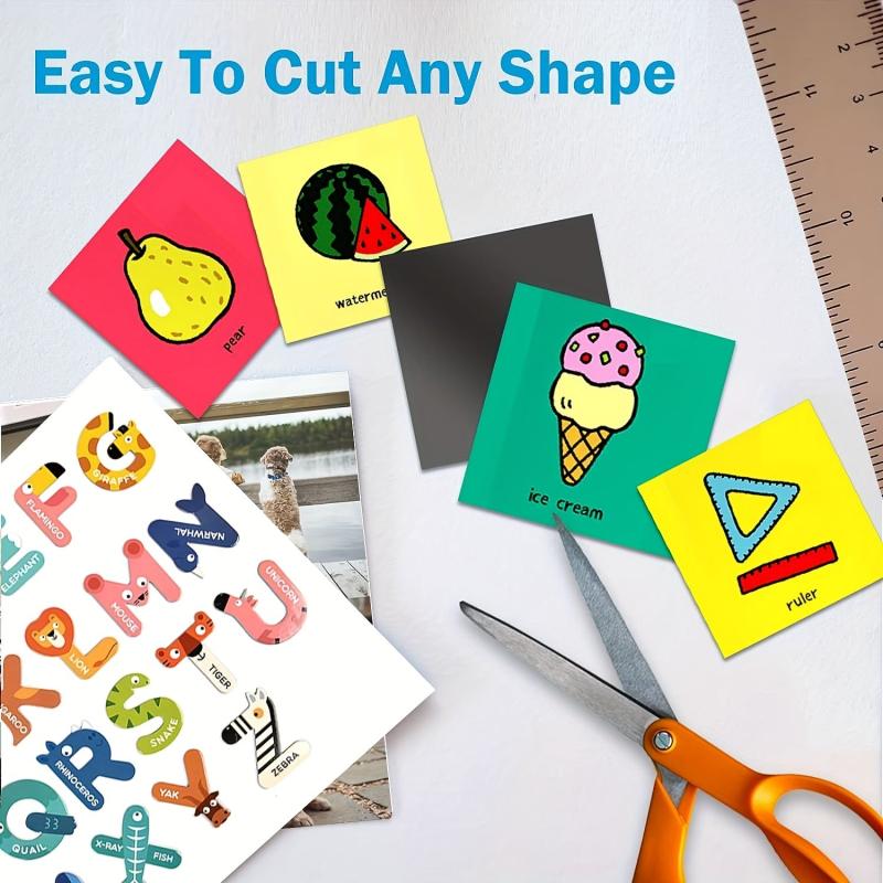 Printable Magnetic Sheets Non Adhesive A4 13.5mil Thick Glossy Photo Paper