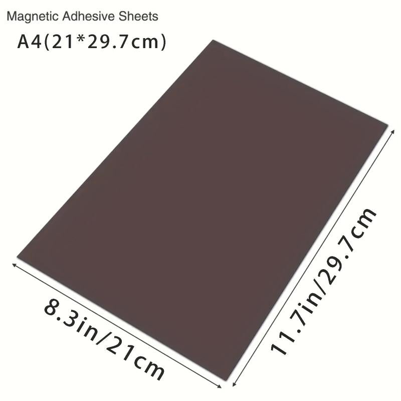 Printable Magnetic Sheets Non Adhesive A4 13.5mil Thick Glossy Photo Paper