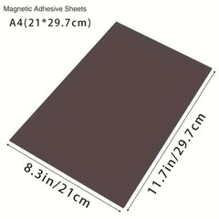 Printable Magnetic Sheets Non Adhesive A4 13.5mil Thick Glossy Photo Paper