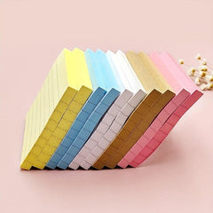 10 Pastel Lined Sticky Notes Pads - Home Office School Supplies