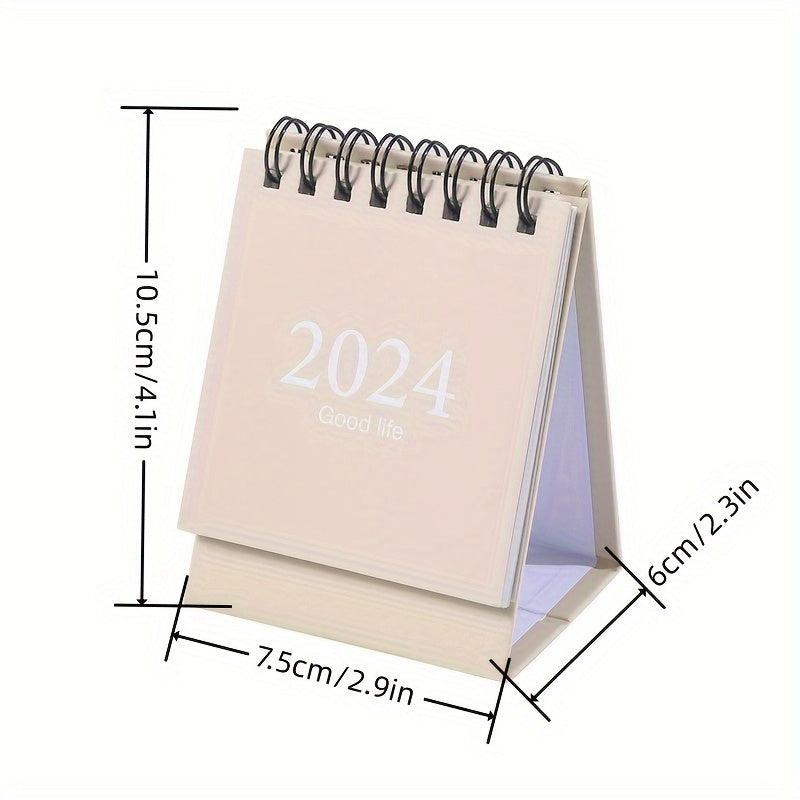Morandi Desk Calendar Mini Small Desk Calendar Desktop Decoration