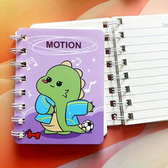 Cartoon A7 Coil Book Student Stationery 80 Blank Inner Pages