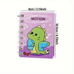 Cartoon A7 Coil Book Student Stationery 80 Blank Inner Pages