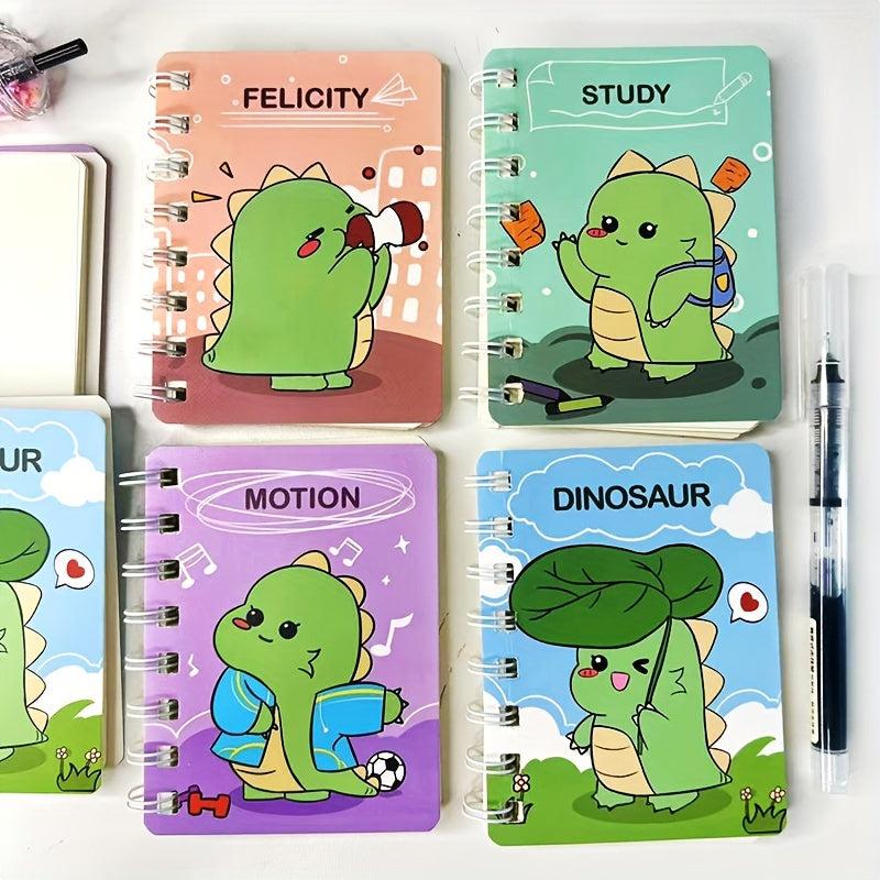 Cartoon A7 Coil Book Student Stationery 80 Blank Inner Pages