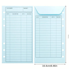 12 Cash Envelope Binder: Budget Organizer