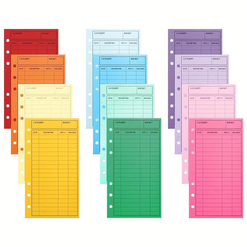 12 Cash Envelope Binder: Budget Organizer