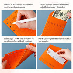 12 Cash Envelope Binder: Budget Organizer