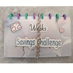52 Week Savings Challenge Binder with Cash Envelopes