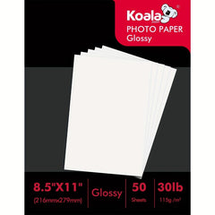 Koala Glossy Inkjet Paper 8.5x11 115gsm 50 Sheets