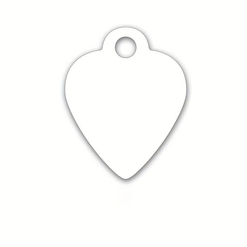 5pcs Aluminum Sublimation Print Blank Pet Tag - Double Side Printing