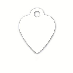 5pcs Aluminum Sublimation Print Blank Pet Tag - Double Side Printing