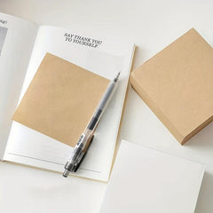 400 Pages Small Square Brick Thick Notepad Blank Draft Paper