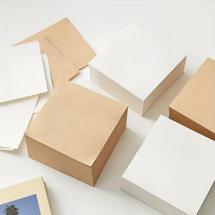 400 Pages Small Square Brick Thick Notepad Blank Draft Paper