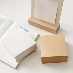 400 Pages Small Square Brick Thick Notepad Blank Draft Paper