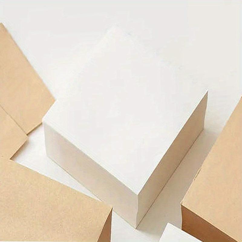 400 Pages Small Square Brick Thick Notepad Blank Draft Paper