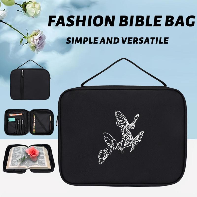 Butterfly Print Bag Casual Versatile Handbag