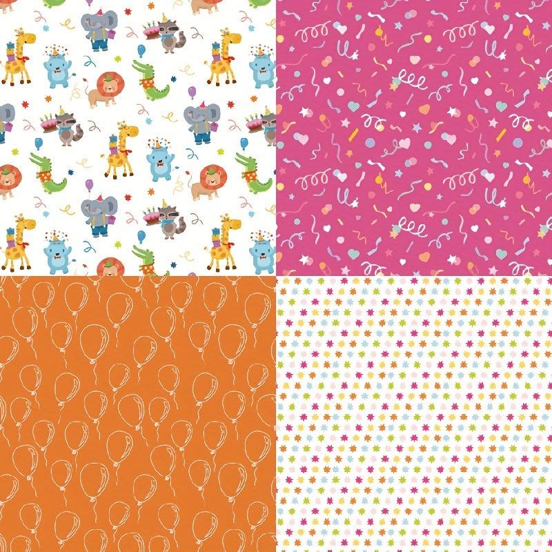 6 inch Single-Sided Pattern Paper for DIY Crafts - Pack of 50 Sheets