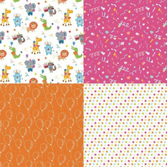 6 inch Single-Sided Pattern Paper for DIY Crafts - Pack of 50 Sheets
