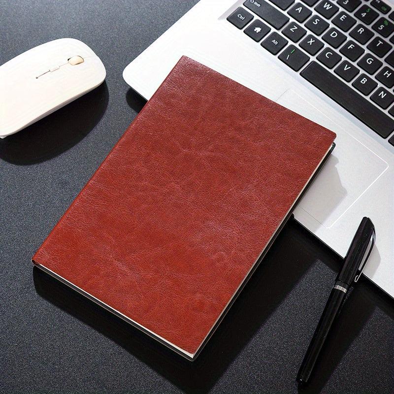 Business Notebook 200 Pages Pu Leather Notepad