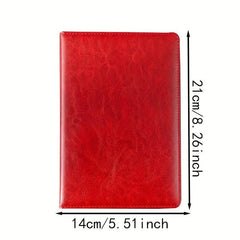 Business Notebook 200 Pages Pu Leather Notepad