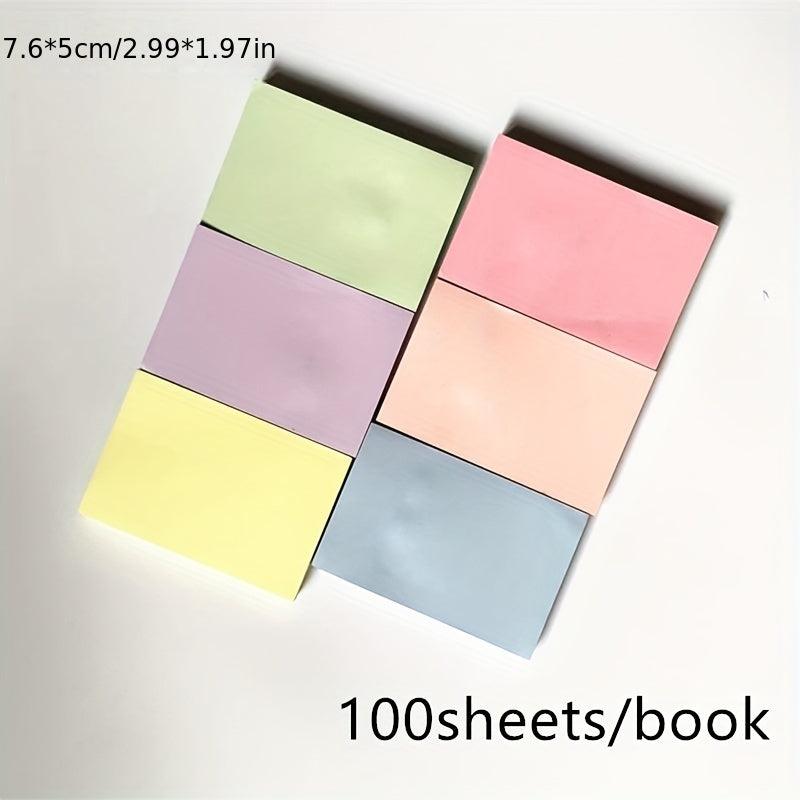 100 Solid Sticky Notes 7.6, N Times for Girls & Adults
