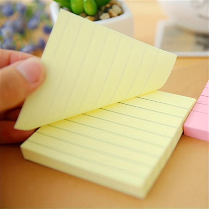 76mm Strong Square Sticky Note Horizontal Line Sticky Note