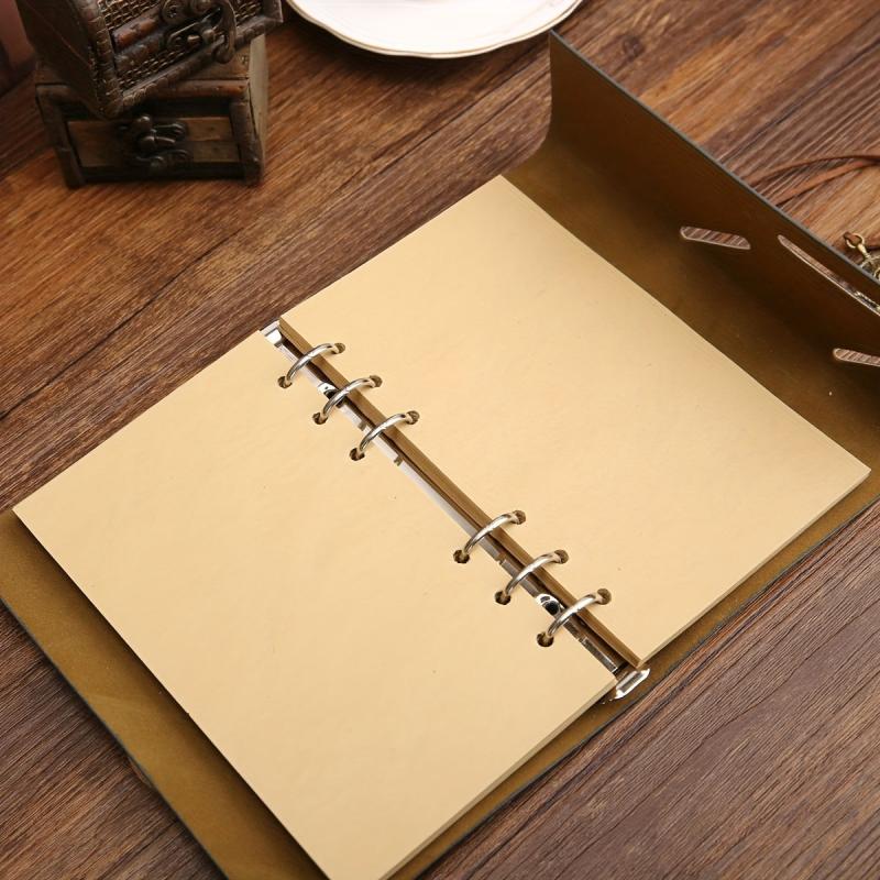75 Sheet Retro Hand Account Book Loose-leaf Business Notebook