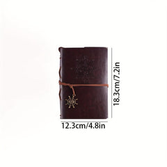 75 Sheet Retro Hand Account Book Loose-leaf Business Notebook