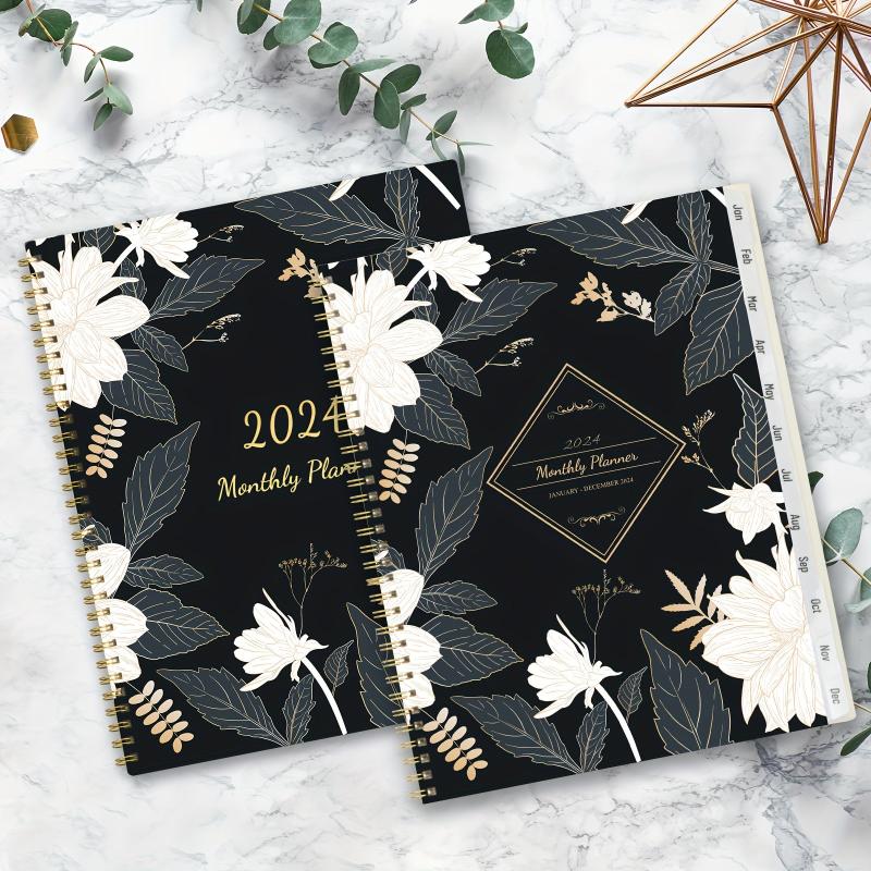 Monthly Planner A4 Jan To Dec 22 X 27 12 Months Planner With Monthly Tabs
