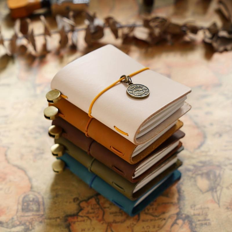 Traveler's Hand Ledger Mini Portable Loose leaf Notebook