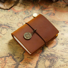 Traveler's Hand Ledger Mini Portable Loose leaf Notebook